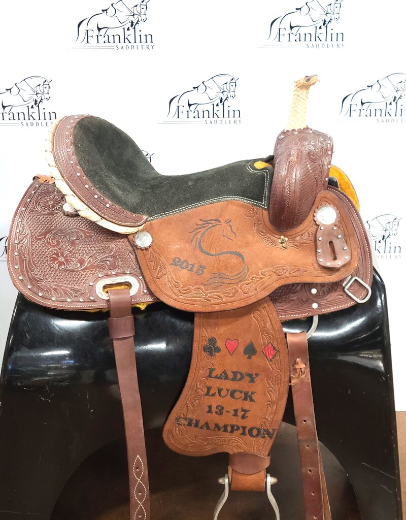 Western Trophy Saddle 16" Seat Consignment #838