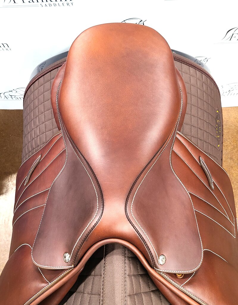 Butet Butet Premium Integrated L 15" Seat 1.5 Flap Standard Tree Gold Saddle