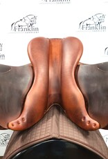 Butet Used 2021 Butet P 17" Seat 2 Flap Premium Non-Integrated Wide Tree Gold Saddle