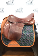 Bates Caprilli Close Contact Saddle 19" Seat Wide Tree Consignment #842