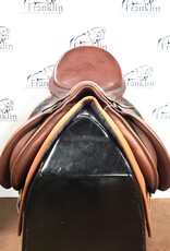 Bates Caprilli Close Contact Saddle 19" Seat Wide Tree Consignment #842