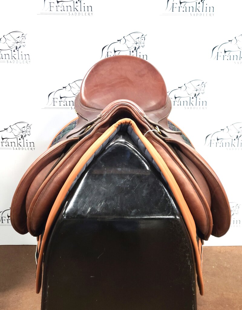 Bates Caprilli Close Contact Saddle 19" Seat Wide Tree Consignment #842