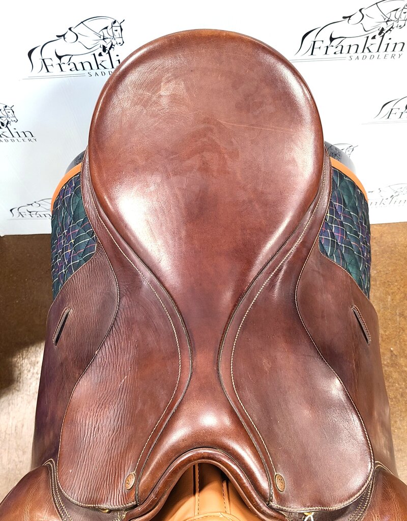 Bates Caprilli Close Contact Saddle 19" Seat Wide Tree Consignment #842