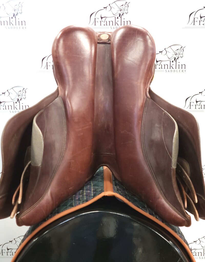 Bates Caprilli Close Contact Saddle 19" Seat Wide Tree Consignment #842