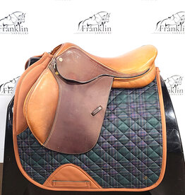 Beval Jumping Saddle 17.5" Seat Consignment #848