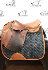 Pessoa Jumping Saddle 17" Seat Consignment #847