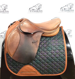 Pessoa Jumping Saddle 17" Seat Consignment #847