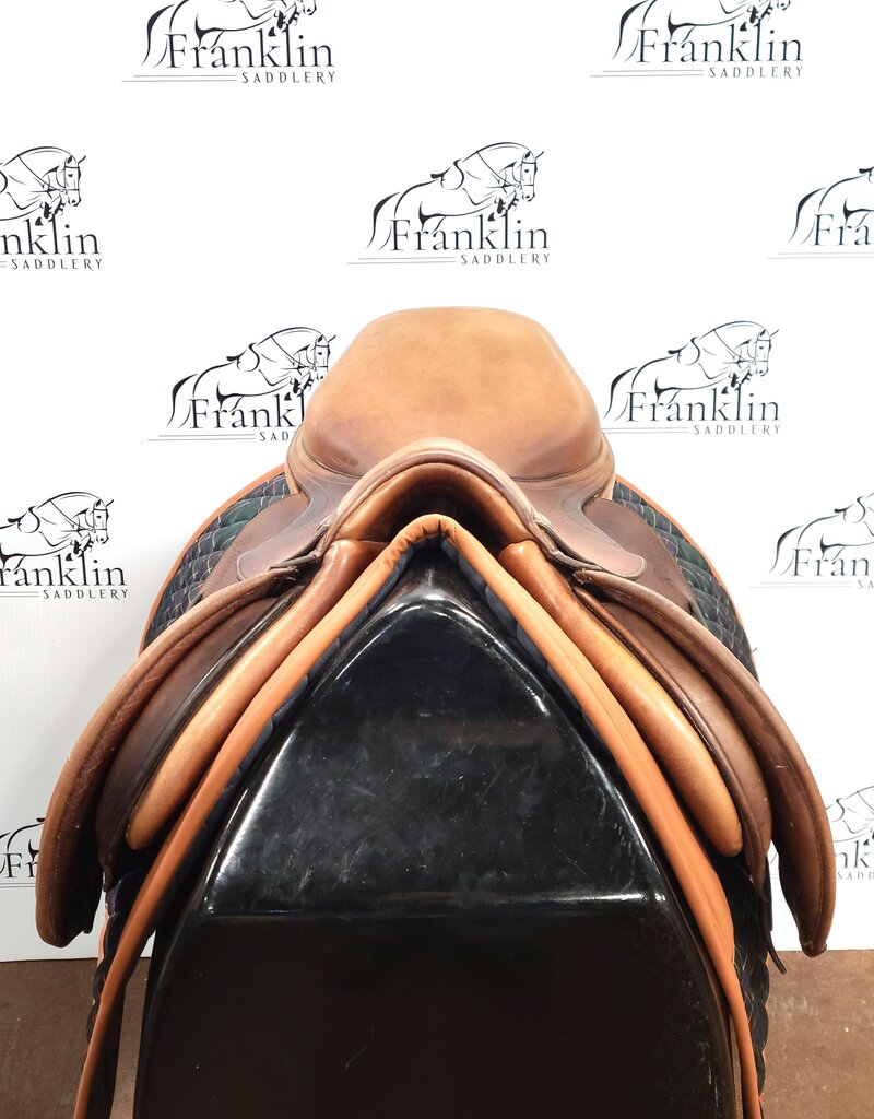 Pessoa Jumping Saddle 17" Seat Consignment #847