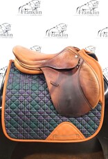 Pessoa Jumping Saddle 17" Seat Consignment #847