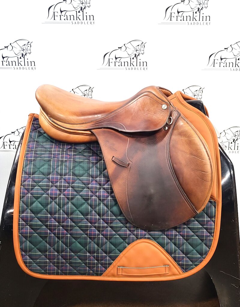 Pessoa Jumping Saddle 17" Seat Consignment #847