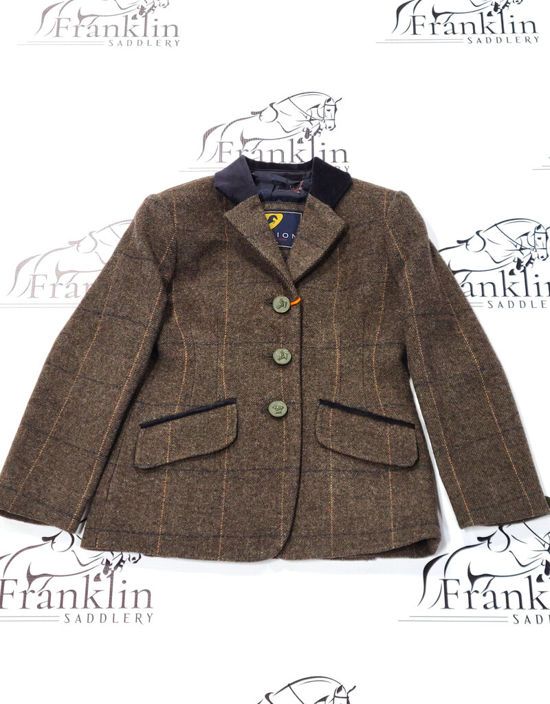 Aubrion Aubrion Youth Saratoga Show Jacket Green Check