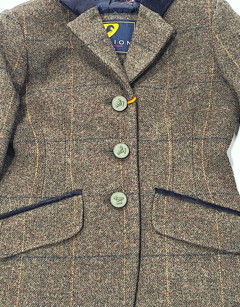 Aubrion Aubrion Youth Saratoga Show Jacket Green Check