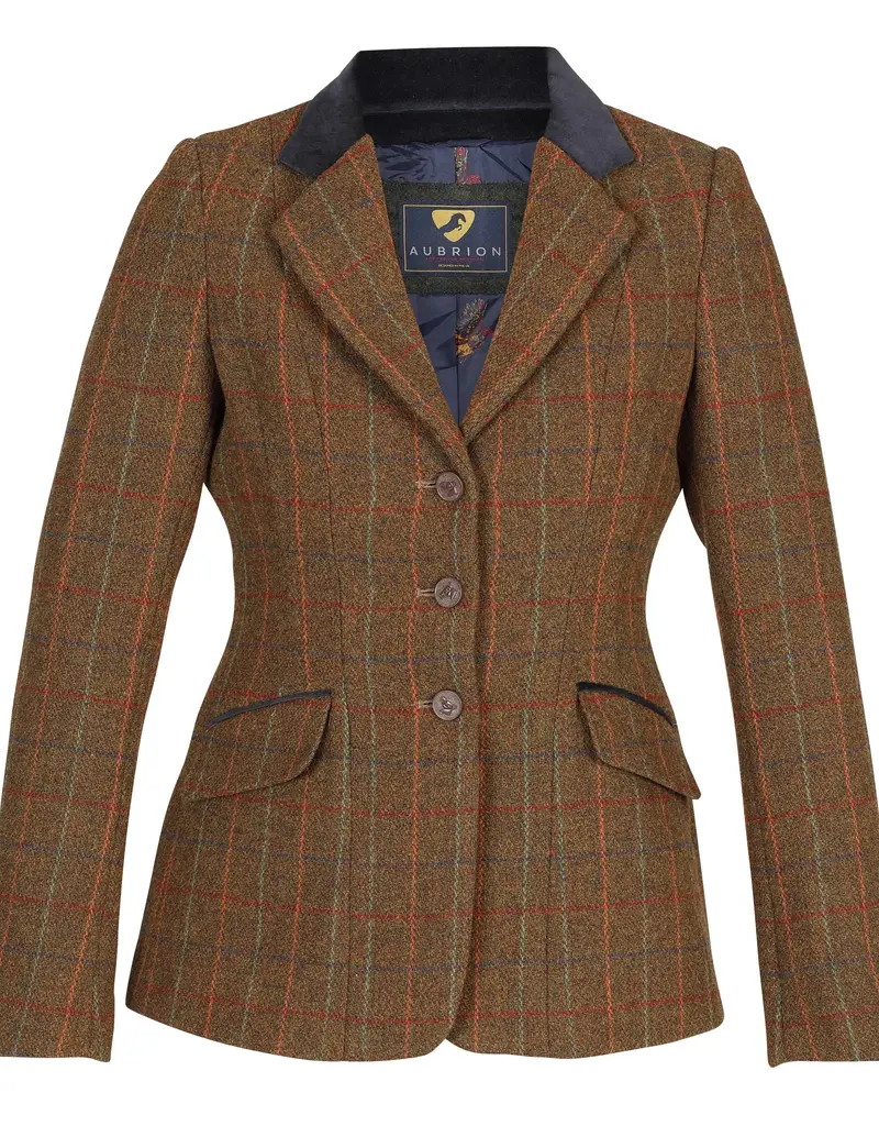 Aubrion Aubrion Women's Saratoga Show Jacket Rust Check