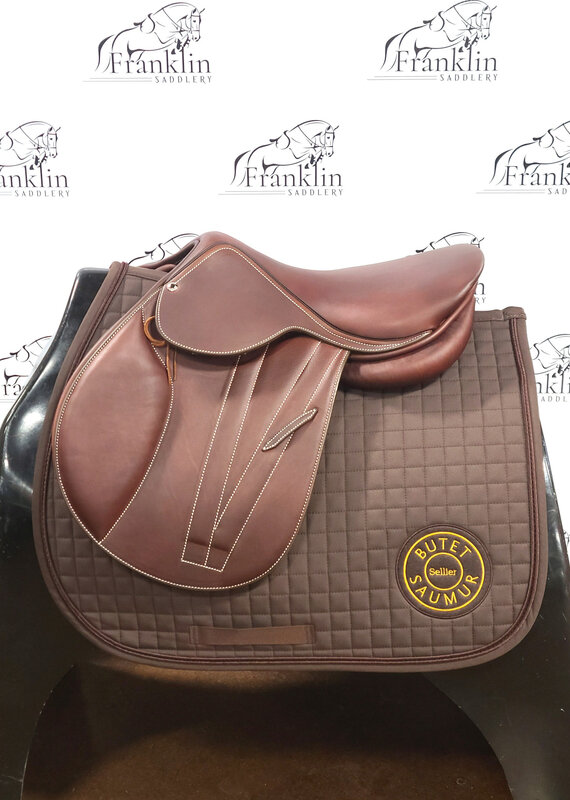Butet Butet Premium Integrated L 15.5" Seat 1.5 Flap Standard Tree Gold Saddle