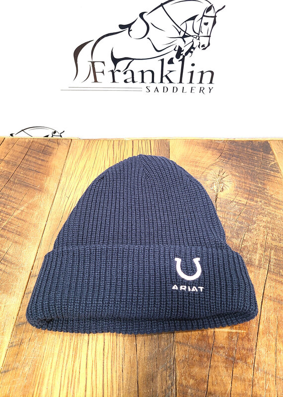 Ariat Ariat Youth Horse Shoe Beanie Navy
