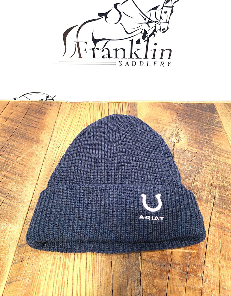Ariat Ariat Youth Horse Shoe Beanie Navy