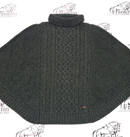 Dubarry Dubarry Kilronan Women's Irish Knit Merino Poncho