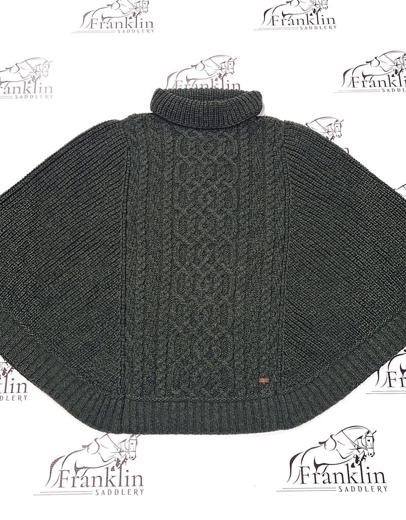 Dubarry Dubarry Kilronan Women's Irish Knit Merino Poncho