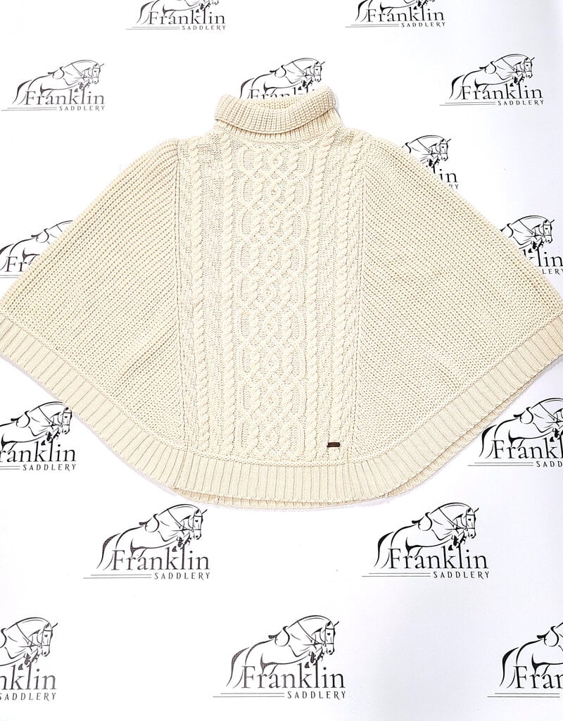 Dubarry Dubarry Kilronan Women's Irish Knit Merino Poncho