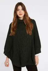 Dubarry Dubarry Kilronan Women's Irish Knit Merino Poncho