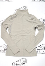 TKEQ TKEQ The 'Chloe' High Collar Technical Top Silver