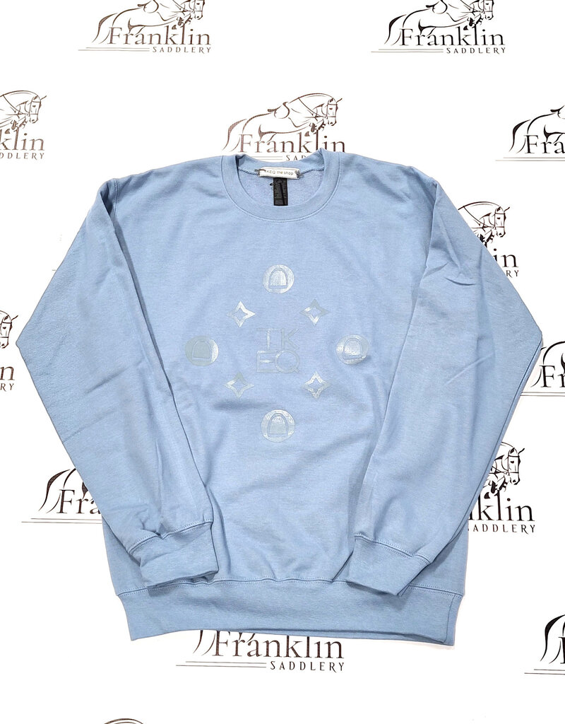 TKEQ TKEQ Printed Pullover Monogram Iced Out
