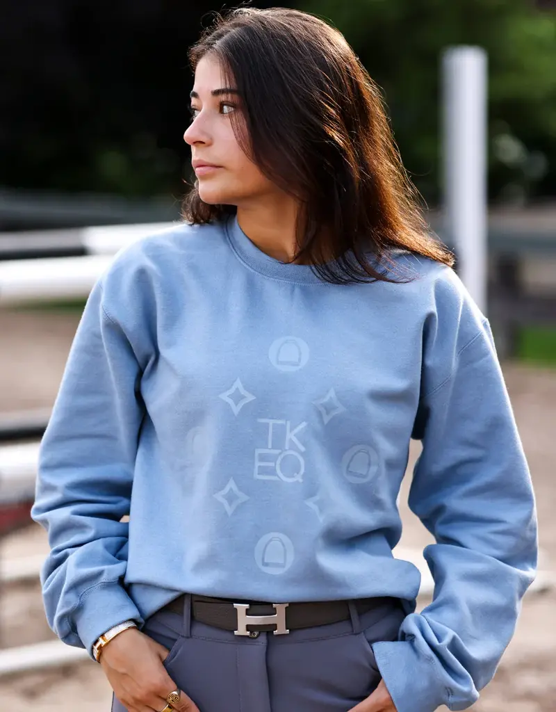 TKEQ TKEQ Printed Pullover Monogram Iced Out