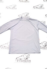 The Tailored Sportsman The Tailored Sportsman Mock Neck Short Sleeve Sun Shirt Grey Skies