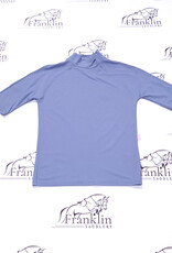 The Tailored Sportsman The Tailored Sportsman Mock Neck Short Sleeve Sun Shirt Hazy