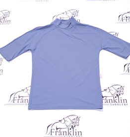 The Tailored Sportsman The Tailored Sportsman Mock Neck Short Sleeve Sun Shirt Hazy