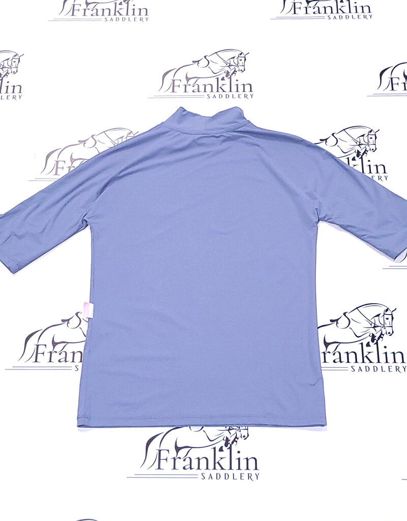 The Tailored Sportsman The Tailored Sportsman Mock Neck Short Sleeve Sun Shirt Hazy