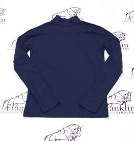 The Tailored Sportsman The Tailored Sportsman Mock Neck Long Sleeve Sun Shirt Navy