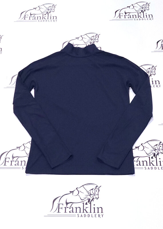 The Tailored Sportsman The Tailored Sportsman Mock Neck Long Sleeve Sun Shirt Navy