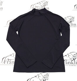 The Tailored Sportsman The Tailored Sportsman Mock Neck Long Sleeve Sun Shirt Black