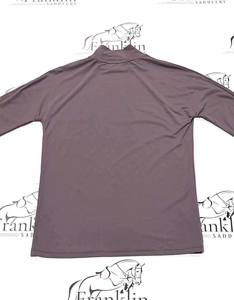 The Tailored Sportsman The Tailored Sportsman Mock Neck Long Sleeve Sun Shirt Ash