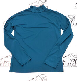 The Tailored Sportsman The Tailored Sportsman Mock Neck Long Sleeve Sun Shirt Dark Slate