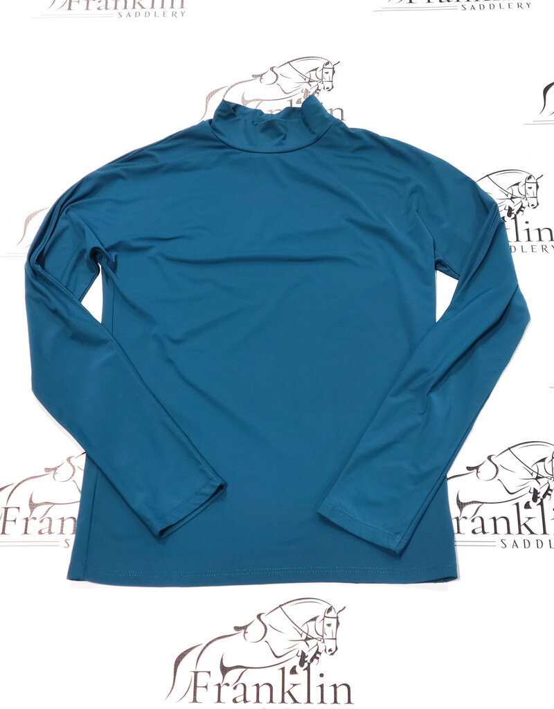 The Tailored Sportsman The Tailored Sportsman Mock Neck Long Sleeve Sun Shirt Dark Slate