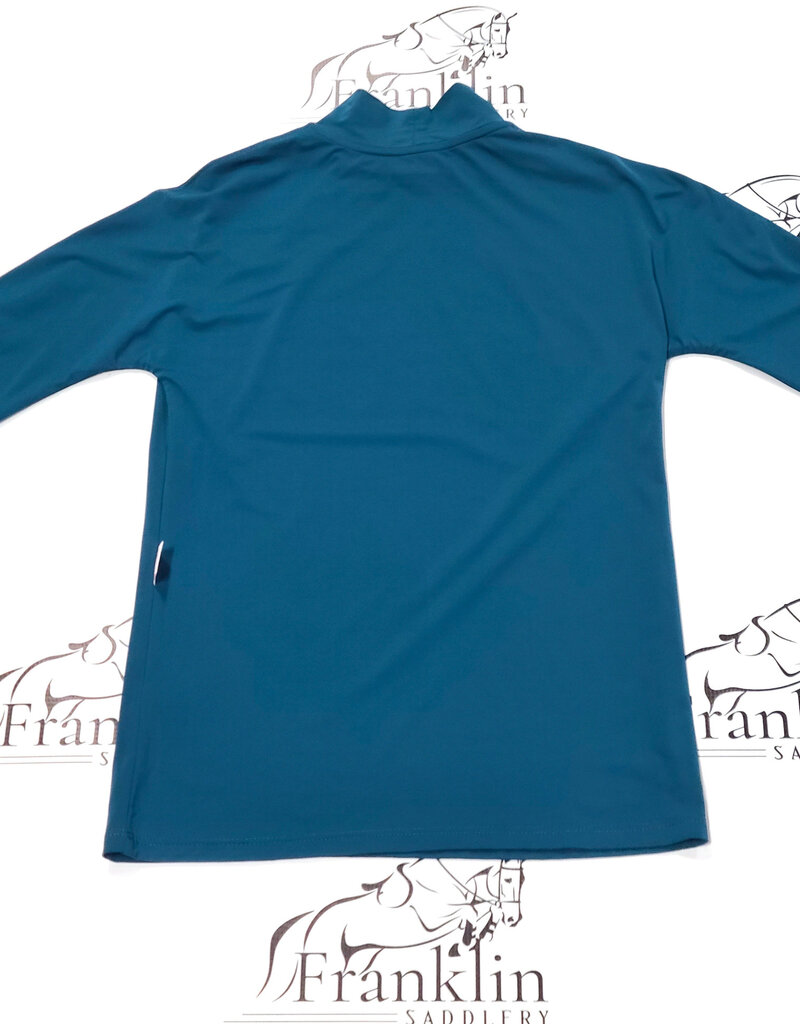 The Tailored Sportsman The Tailored Sportsman Mock Neck Long Sleeve Sun Shirt Dark Slate