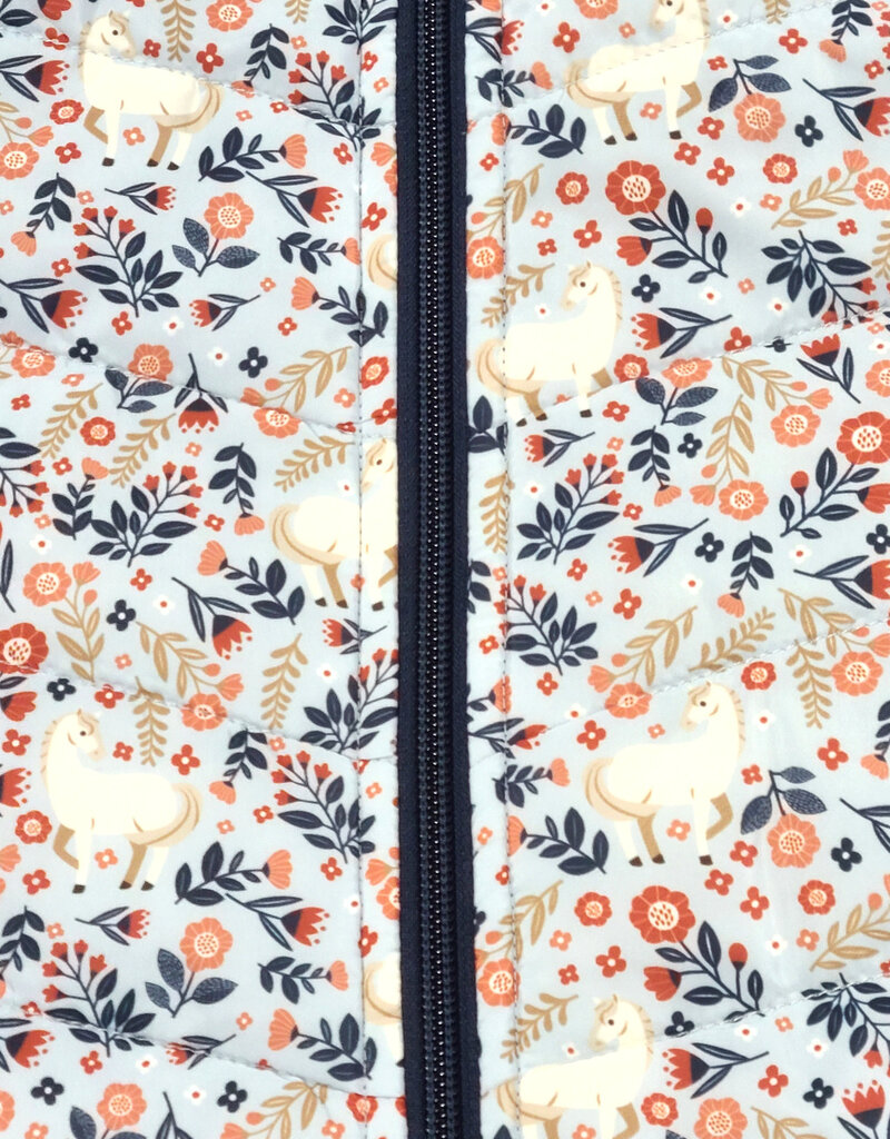 Ariat Ariat Youth Bella Reversible Insulated Vest Posey Pony Print