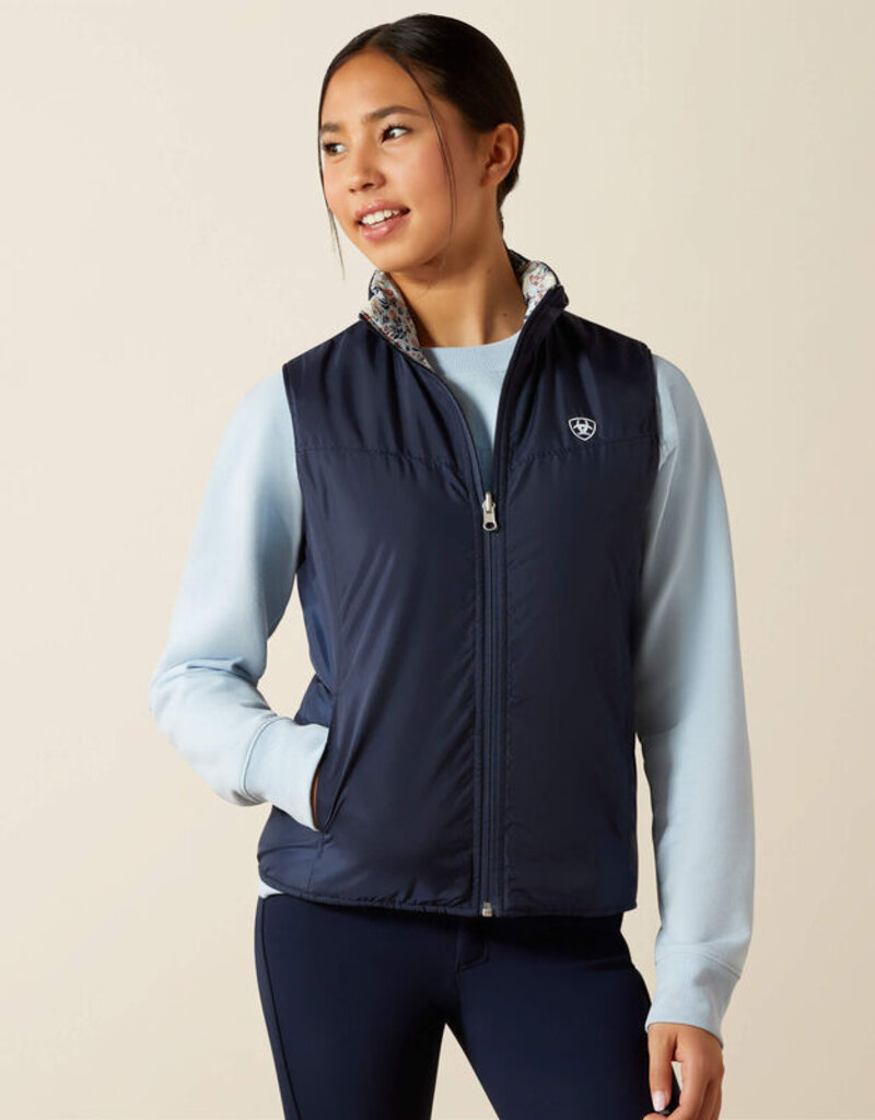 Ariat Ariat Youth Bella Reversible Insulated Vest Posey Pony Print