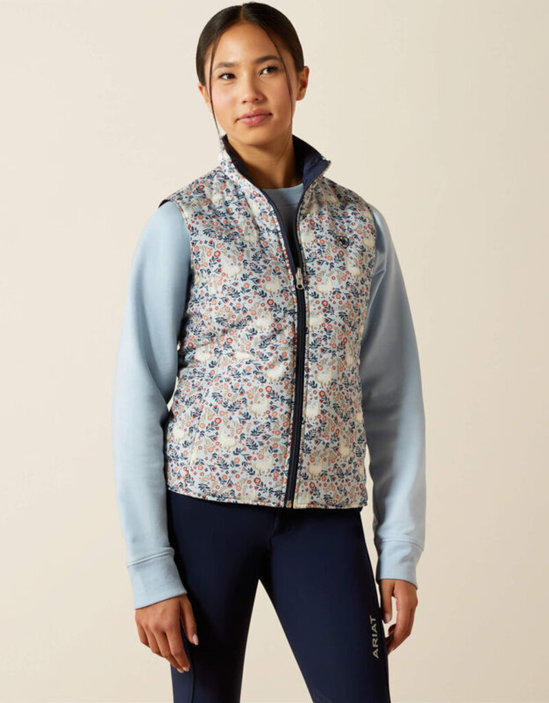 Ariat Ariat Youth Bella Reversible Insulated Vest Posey Pony Print