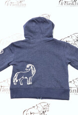 Ariat Ariat Youth Spiffy Full Zip Sweatshirt Navy Heather