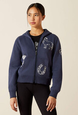 Ariat Ariat Youth Spiffy Full Zip Sweatshirt Navy Heather