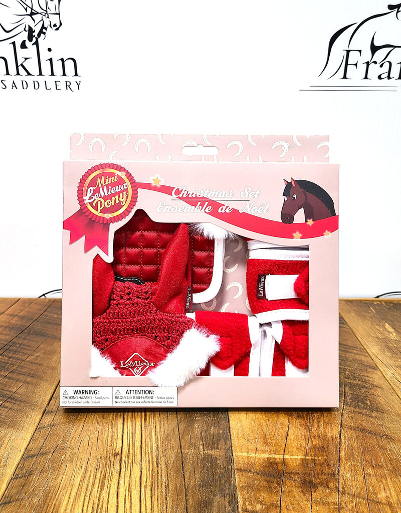 LeMieux LeMieux Toy Pony Christmas Set Red and White