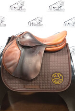 Butet M 17.5" Seat 2.5 Flap Gold Saddle Consignment #851