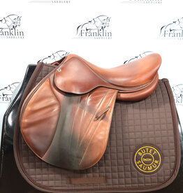 Butet Used 2020 Butet Premium Integrated M 16.5" Seat 2.25 Flap Standard Tree Gold Saddle