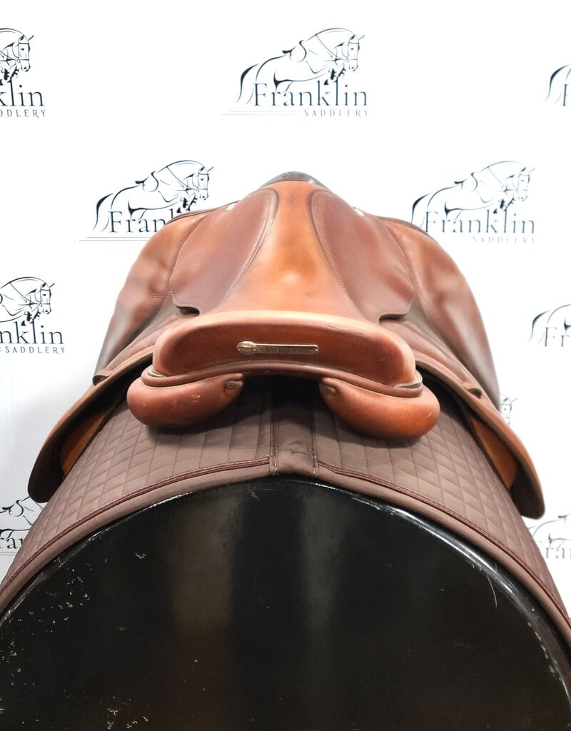 Butet Used 2020 Butet Premium Integrated M 16.5" Seat 2.25 Flap Standard Tree Gold Saddle