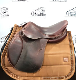 Antares Connexion Jumping Saddle 17" Seat Consignment #852