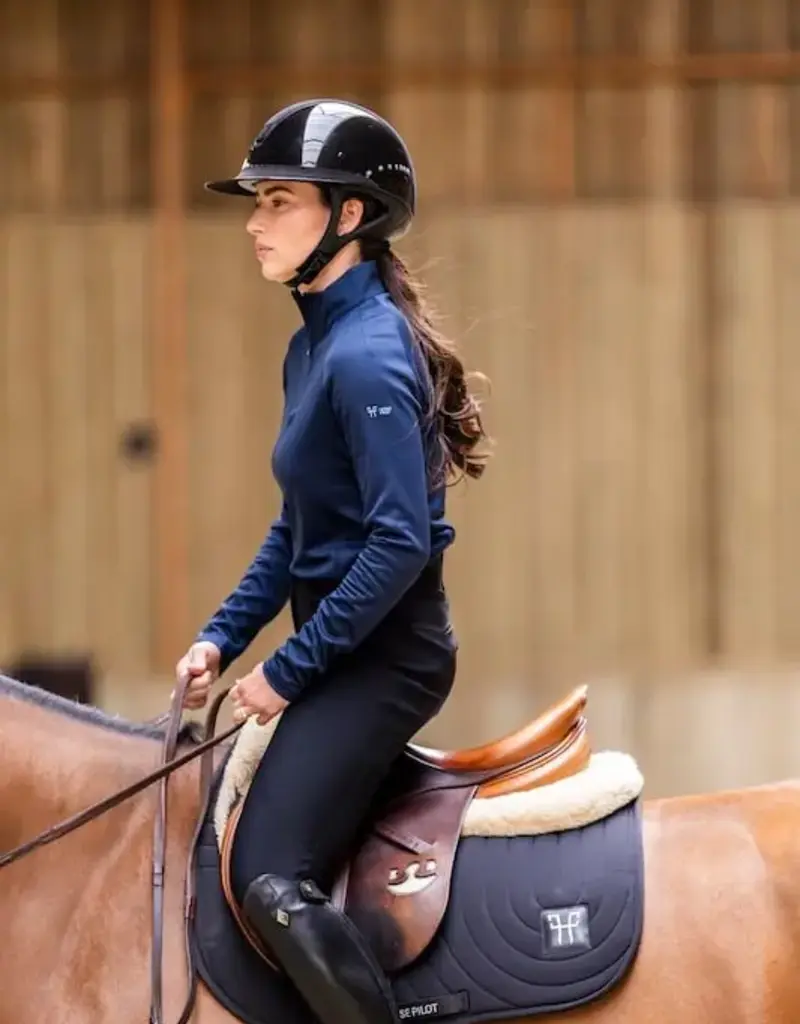 Horse Pilot Horse Pilot Women's Thermal Riding Shirt Navy