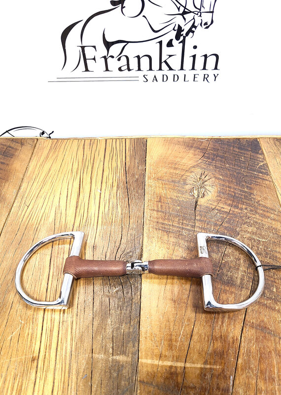 AJR Sport AJR Sport Leather Hinge D-ring Pony Bit 115mm/4.5in